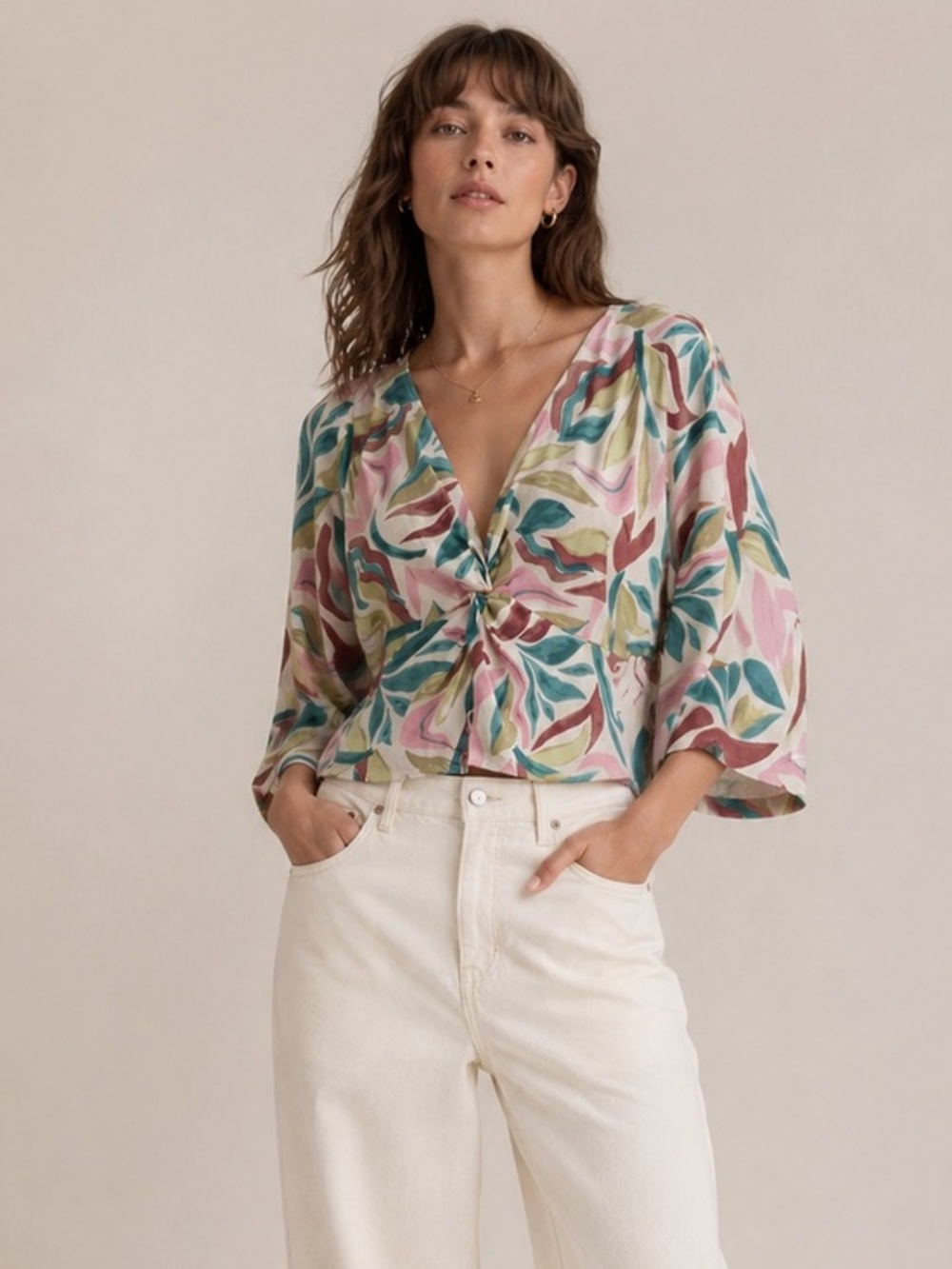 NWT z supply enya safari top
